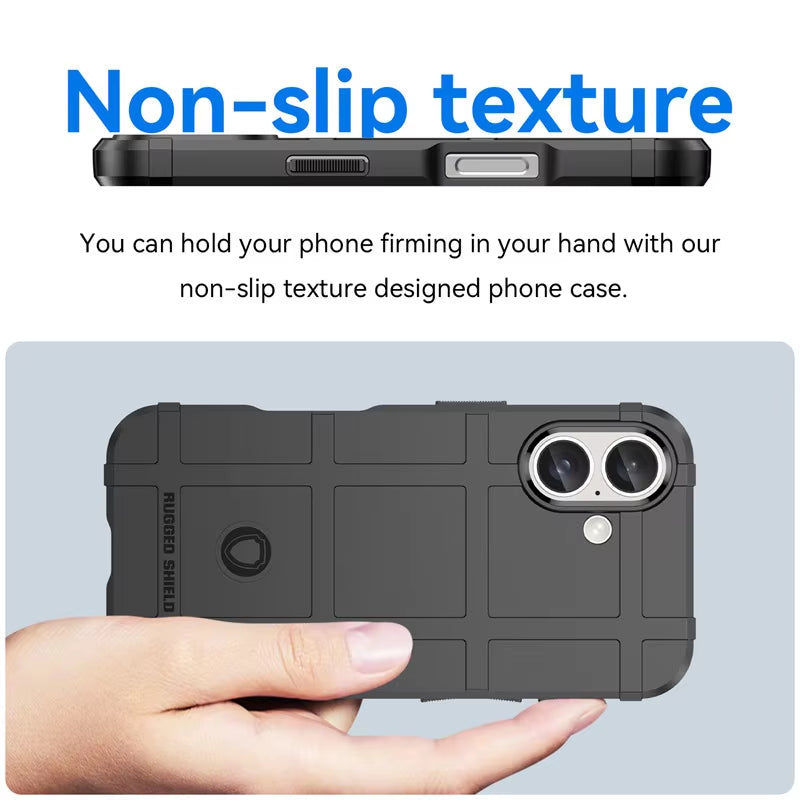 For 16 Case for Apple 16 plus 16 Pro Max Cover Shockproof Armor Rubber Protective Phone Back Cover for 16