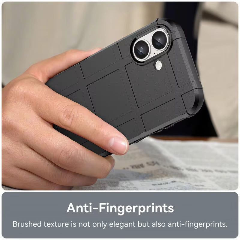 For 16 Case for Apple 16 plus 16 Pro Max Cover Shockproof Armor Rubber Protective Phone Back Cover for 16