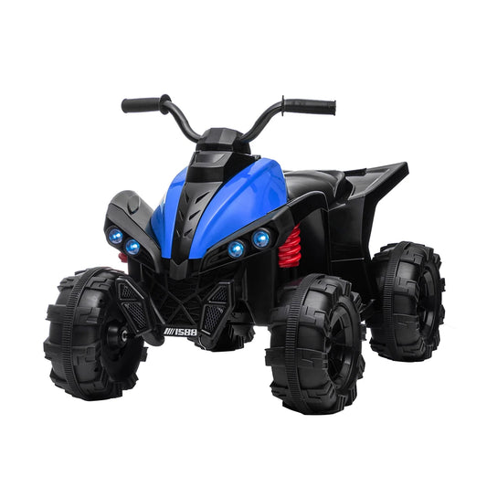 12V Electric Kids Atv,Electric Ride-On Car Toy,Large 4 Power Wheeler Electric Cars,All Terrain Tires Wheels,Led Lights and Music